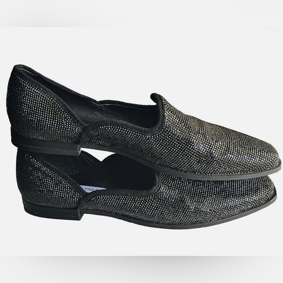 Chelsea & Violet Black Rhinestone Loafers (Size 7.5) – Excellent Condition 🖤🤍 - Picture 3 of 7